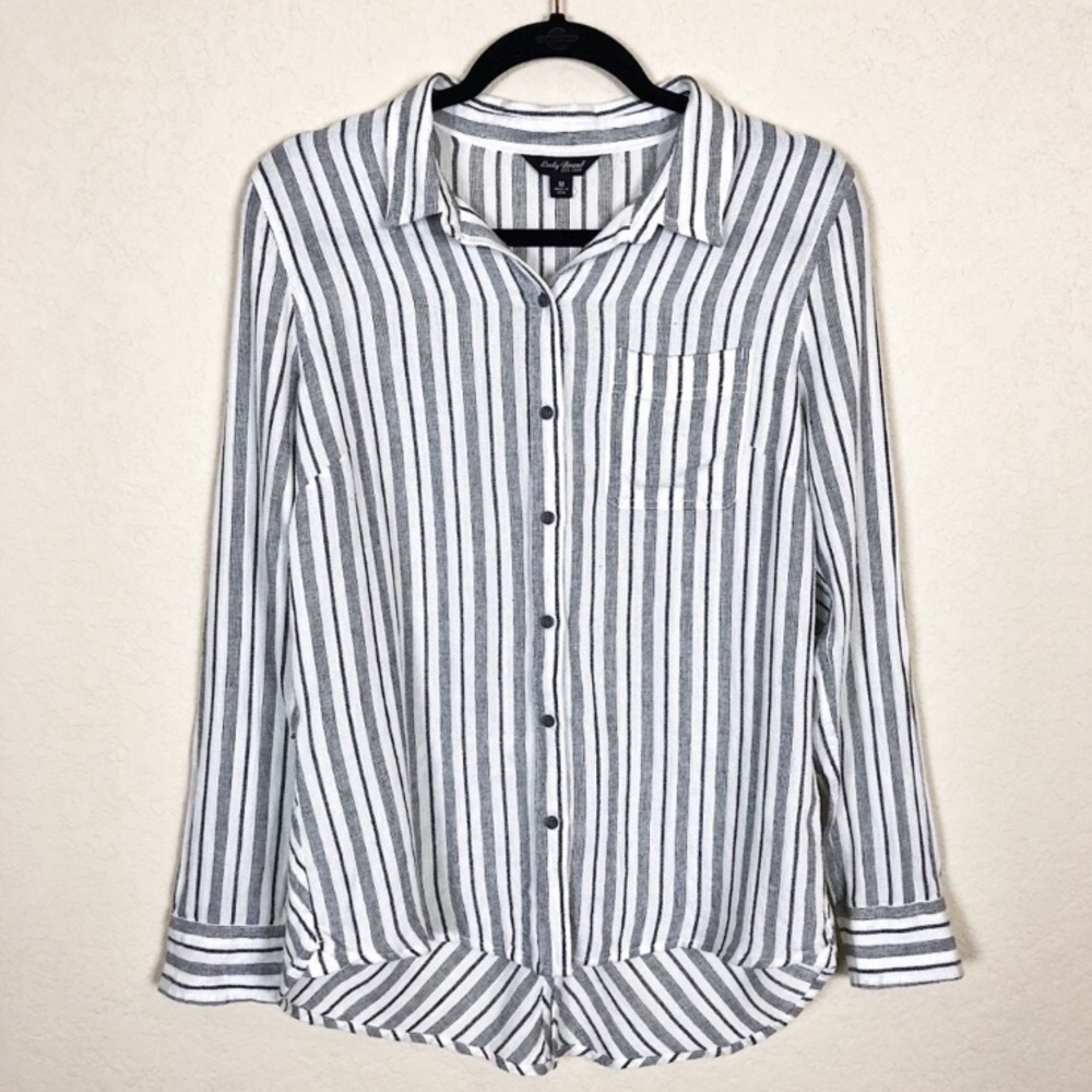 Lucky Brand Pin Striped Button Down